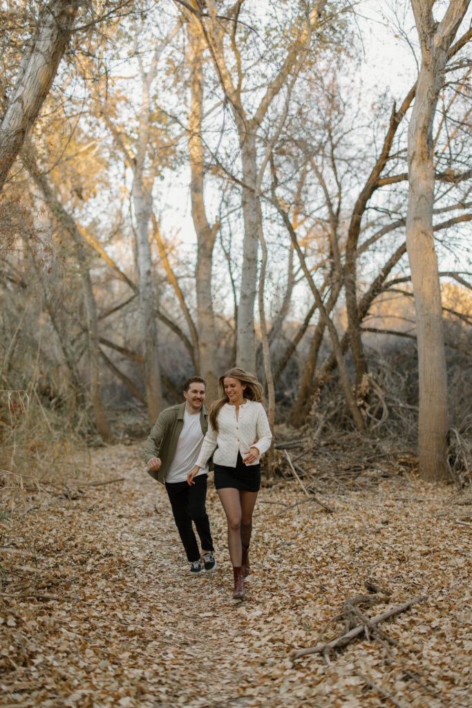 Hidden Gem Near Salt River - A Seasonal Wonder For An Outdoor Engagement