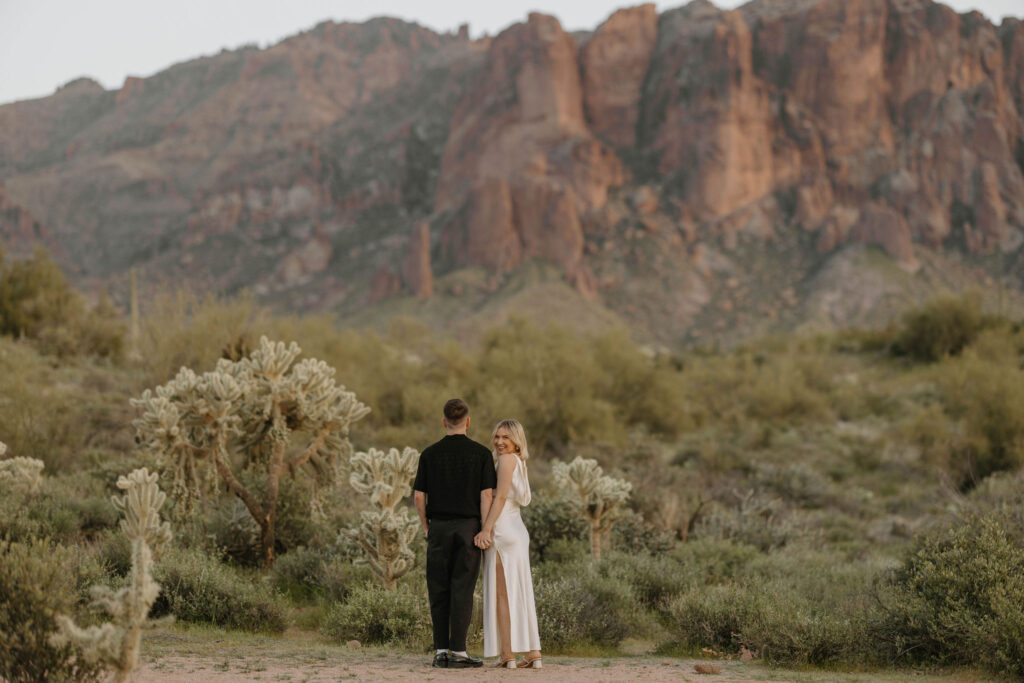 Superstition Mountains - The Perfect Desert Outdoor Engagement Location